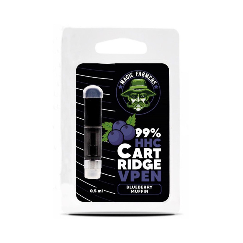 Cartridge Blueberry Muffin 99% HHC 0,5ML - HHC Farmers